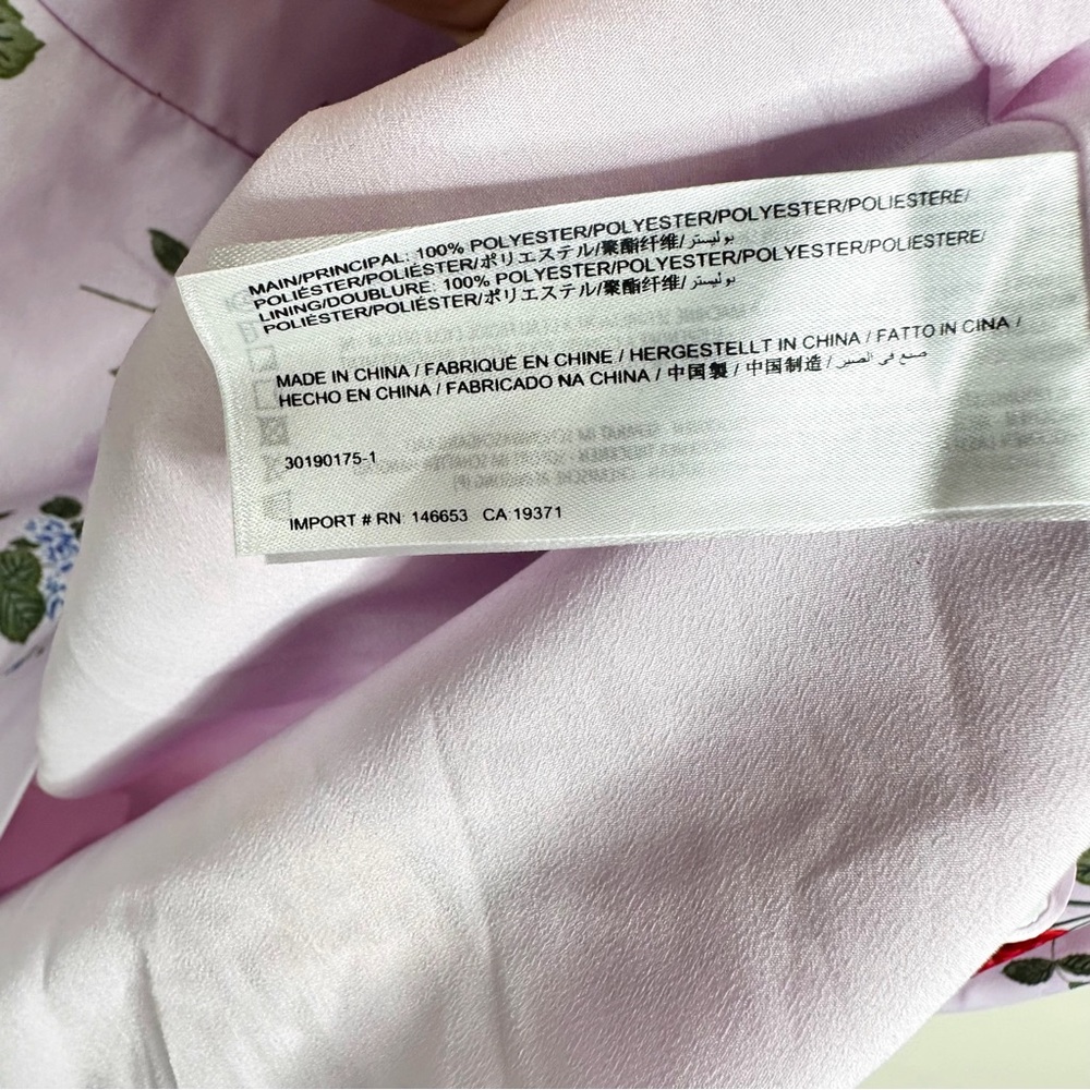 $170 NWT Keepsake Pretty One Wrap Dress Lilac Floral XS - Picture 9 of 14